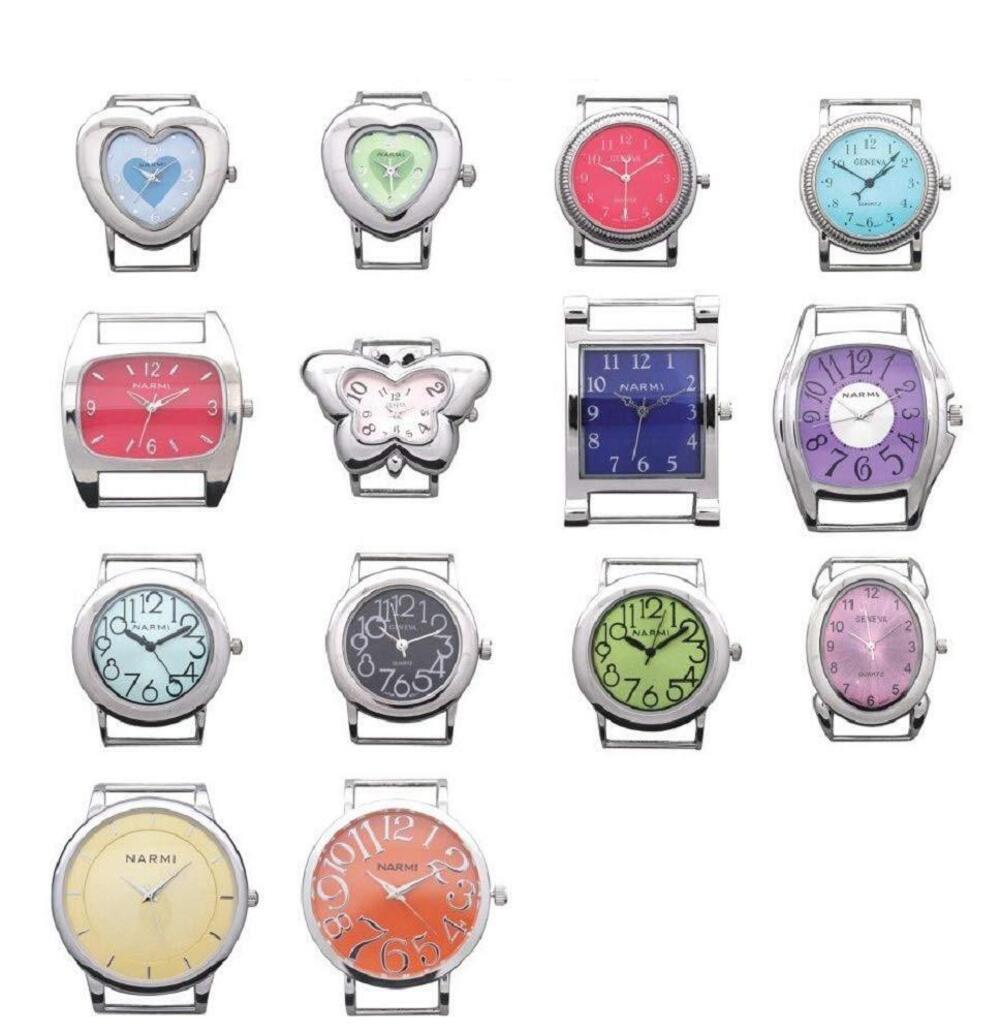 7381 10 Pcs of Mix Ribbon Bar Watch Faces for Jewelry Making
